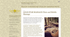 Desktop Screenshot of goldstarmassage.com.au